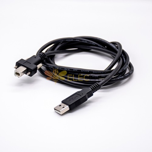 USB Charger in Cable Type A to B Straight Charging Cable 1M