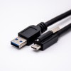 USB Charger in Cable Type A to C Straight Charging Cable 1Mg 1M