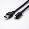 USB Charger in Cable Type A to C Straight Charging Cable 1Mg 1M