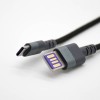 Cable de carga USB Apple Black Weave Line Male Type-C To IPhone Plug