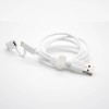USB充電ケーブルホワイトUSB-マイクロUSB/タイプCデュアルパーパス充電ケーブル