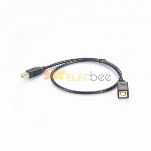 USB Extension Cable Type B Male To Type B Female 0.5M