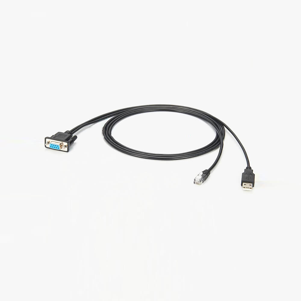 USB公2.0 DB9母 RS232转RJ12 6P6C串口线缆
