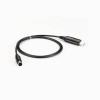 USB 公头 直式 转 Mini DIN 6芯公头 直式 接线 RS232 1米