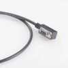 USB直式公头 转 D-sub 弯式9芯 母头 RS-232 接适配器电缆 1米