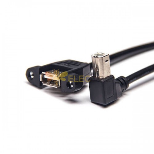 USB 남성 대 여성 커넥터 유형 BM - AF 고속 충전 케이블 OTG