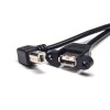 USB オスからメスコネクタタイプ BM からタイプ AF 高速充電ケーブル OTG