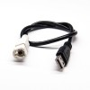 20 adet USB - HSD kablosu kaliteli Tip A Usb Konektörü - HSD 4 P Dönüştürücü Kablosu 30 cm