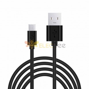 USB to Micro Cable - 0.3 Meter  Portable  2-Core Charging Cable  Straight Connector
