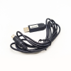 USB 轉Mini DIN連接器 8芯 公頭 直式 接線 RS232 1米