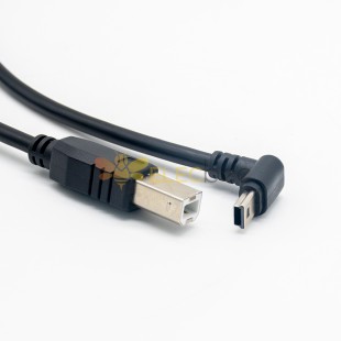 USB إلى مصغره USB كابل نوع B ذكر مباشره إلى مصغره USB ذكر الزاوية