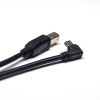 USB to Mini USB Charging Cable USB Type B Straight Male to Mini USB Left Angle Male 1M Long