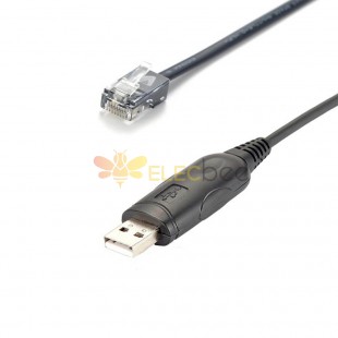 USB轉RJ12 6P6C RS232 FTDI串行轉換器APC PDU電纜
