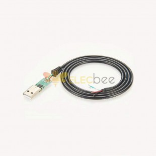 Câble USB vers TTL Electronique Embarquée 5V/450Ma Fil Single Ended 1M