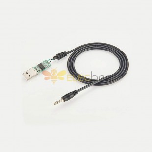 USB轉UART電纜支持3.3V UART信號3.5毫米音頻插孔