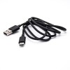 Кабель-адаптер USB Type C Прямой кабель USB A 2.0 Male to Type-C Male Черный кабель
