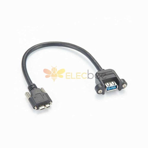 USB3.0 Женский к кабелю Microus B Крепление на панель