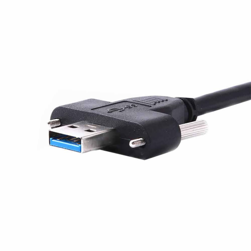 USB3.0 Male Screw Lock Cable