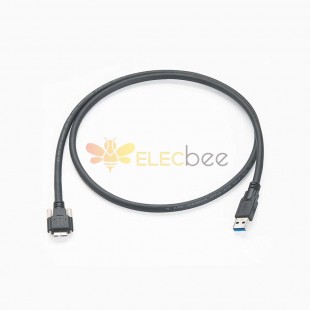 Câbles de liaison USB3.0 mâle vers micro USB3.0 haute flexibilité pour caméra de vision industrielle