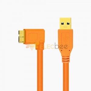 USB 3.0 para Micro B Profissional cabo de linha de tiro com fio 5M