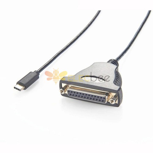 USB3.1 C To DB25 Parallel Printer Cable