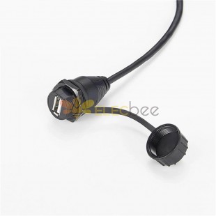 Waterproof Cable USB 2.0 Type A Female Connector Rated Ip67 1M