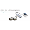 HUB USB Type C 10 en 1 avec ports HDMI DP 8K + ports USB 3.0 + lecteur de carte SD / TF, adaptateur multiport