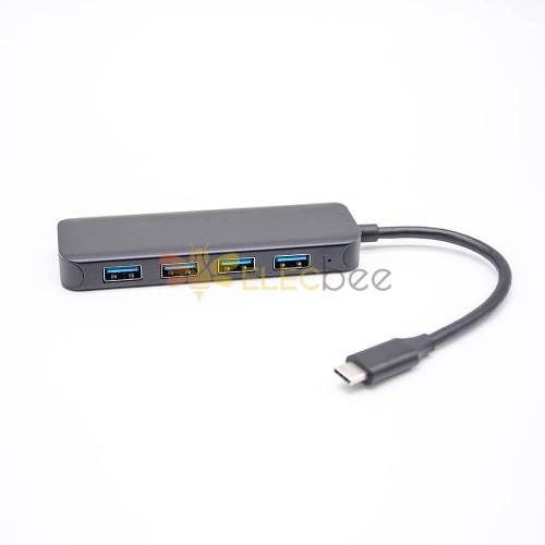 3.1 USB Extra dünner Datenhub Multifunktionaler 3-Port-C-Typ-Hub Typ c PD-Hub