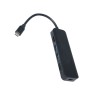 HUB USB di tipo C 6 in 1 con porte HDMI a 4K a 30 Hz + USB 3.0 + lettore di schede SD/TF, adattatore multiporta