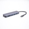 어댑터 다기능 컴퓨터 변환기 다중 USB-C 포트 어댑터