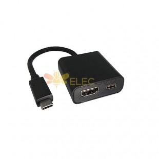 Fabrika USB Type-C - HDMI 4K60HZ w/ USB PD Adaptör Dongle