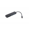 Hub de vente chaud avec 3 ports USB Adaptateur Usb 3.0 Adaptateur Convertisseur vidéo portable en aluminium