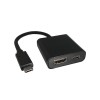 Vente chaude USB Type-C vers adaptateur HDMI Adaptateur d\'écran partagé Convertisseur vidéo portable en aluminium
