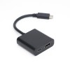 Vente chaude USB Type-C vers adaptateur HDMI Adaptateur d\'écran partagé Convertisseur vidéo portable en aluminium