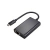 USB Tipo-C para RJ45 10/100/1000Mbps + Adaptador Ethernet PD USB