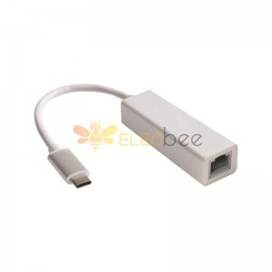 USB Type-C إلى محول إيثرنت RJ45 10 / 100Mbps