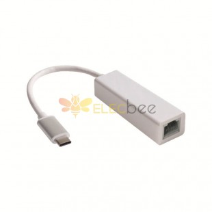 USB Type-C إلى محول إيثرنت RJ45 10 / 100Mbps