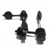 IP67 MicroUSB 5 pinos fêmea M12 soquete com cabo para macho à prova d\'água micro cabo de moldagem USB