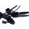 micro USB a prueba de agua 5 pines hembra a conector micro USB 5P macho cable de moldeo recto 0.5M