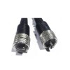 micro USB Waterproof 5Pin Male M12-1.0 Molding Cable 1m