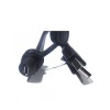 USB tipo A macho para micro conector USB à prova d\'água 5 pinos fêmea cabo 0,1 m