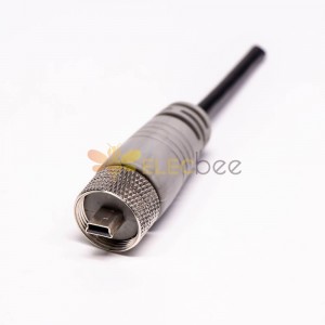 ip67 водонепроницаемый разъем мини-USB для монтажа на панель мужской формовочный кабель