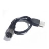 방수 미니 USB IP67 5pin 남성 M12-1.0 패널 마운트 USB 유형 A 남성 케이블 0.2 미터