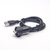 Tipo A Conectores USB 2.0 Macho a USB Impermeable Tipo A Cables de conversión macho 1M