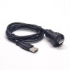 Type A USB 2.0 Connectors Male to USB Waterproof Type A Male Conversion Cables1M