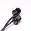 Waterproof USB 2.0 Type A Female Front Mount to Wire Terminal Conversion Cables 13/16"-28UN -  PH2.0 4P HSG Cable
