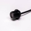 Waterproof USB 2.0 Type A Female Front Mount to Wire Terminal Conversion Cables 13/16"-28UN -  PH2.0 4P HSG Cable