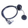 Conector USB tipo A a prueba de agua 2.0 Macho 90 ángulo izquierdo a enchufe hembra con cable