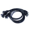 Cables de conversión de conector macho IP67 USB 3.0 tipo A a USB 3.0 tipo B
