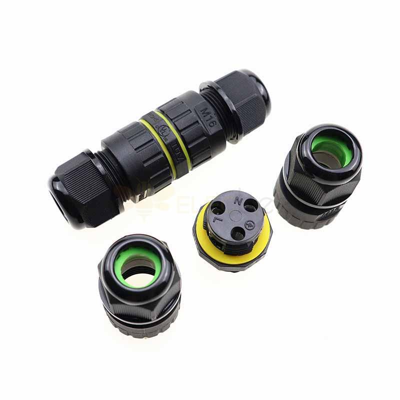 Waterproof Connector IP68 EW-M16-2P（for cable 3.5-7/5-8/7-10mm) For 7-10mm Cable